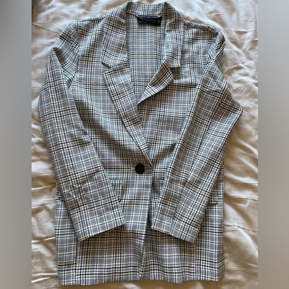 Plaid blazer from Asos, new condition